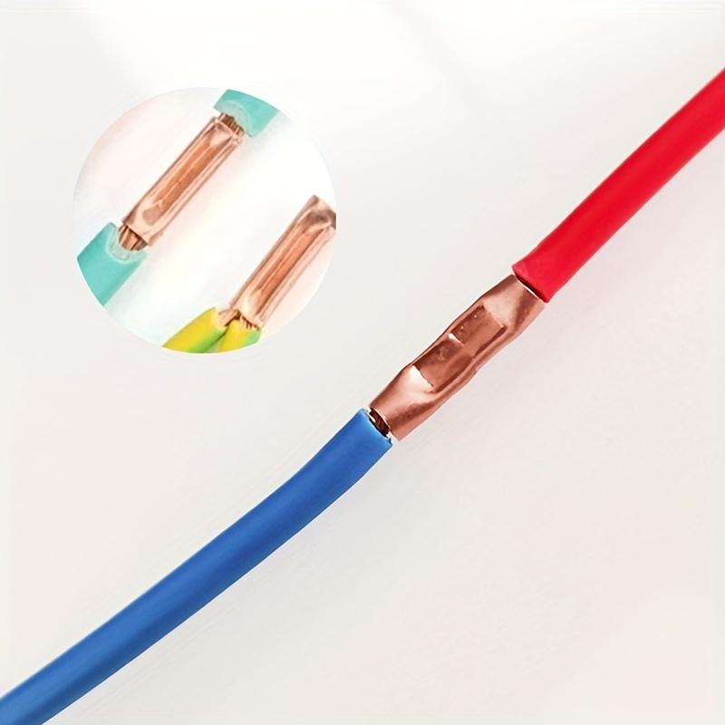 100 шт. прямого соединения напорной трубы холоднопрессованной медной соединительной трубы проводного соединения небольшой медной трубы промежуточного соединения