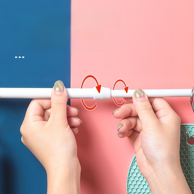 Телескопическая душевая занавеска и сушилка из нержавеющей стали с зажимами