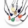 Various Materials Polished Gravel Gravel Rough Stone Crystal Natural Crystal Pendant Necklace