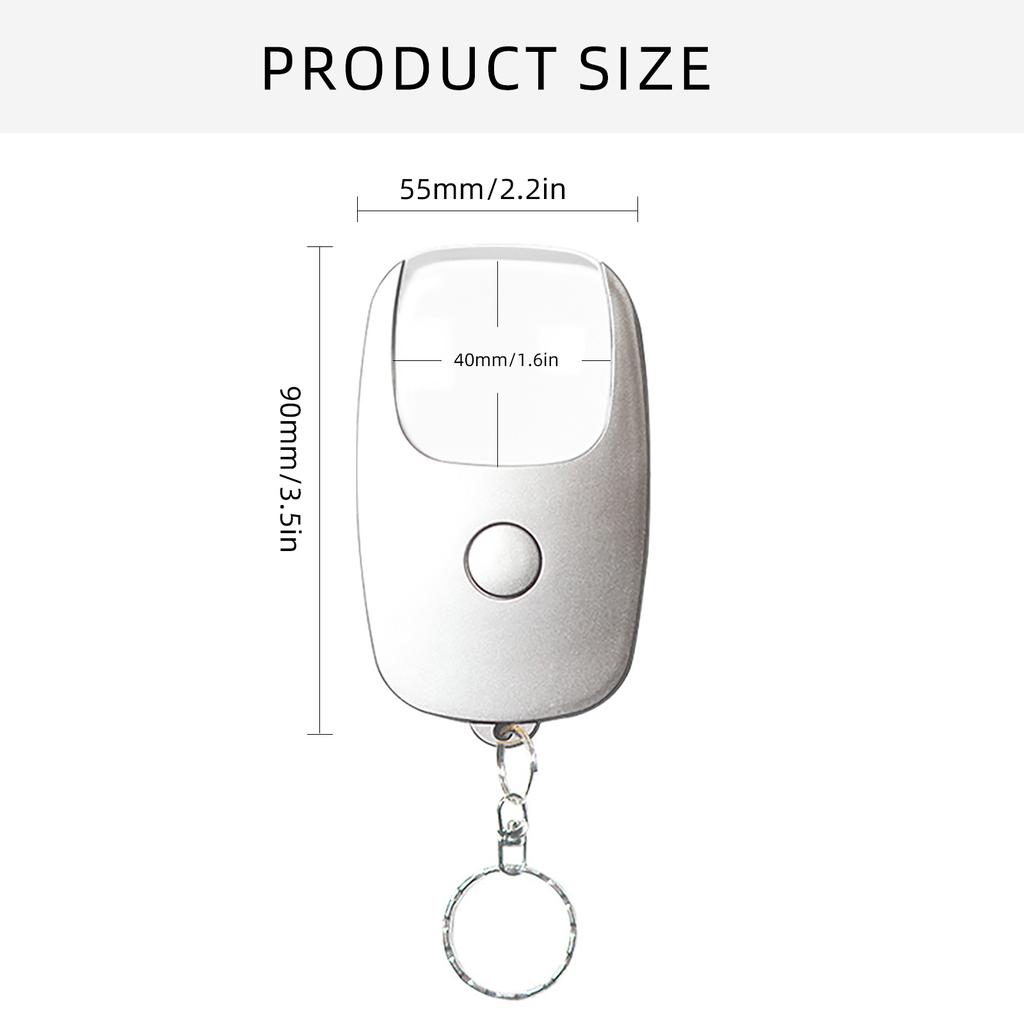 5-кратная увеличительная линза USB перезаряжаемая ручная глазная лупа брелок увеличительное стекло со светодиодной подсветкой для чтения газет