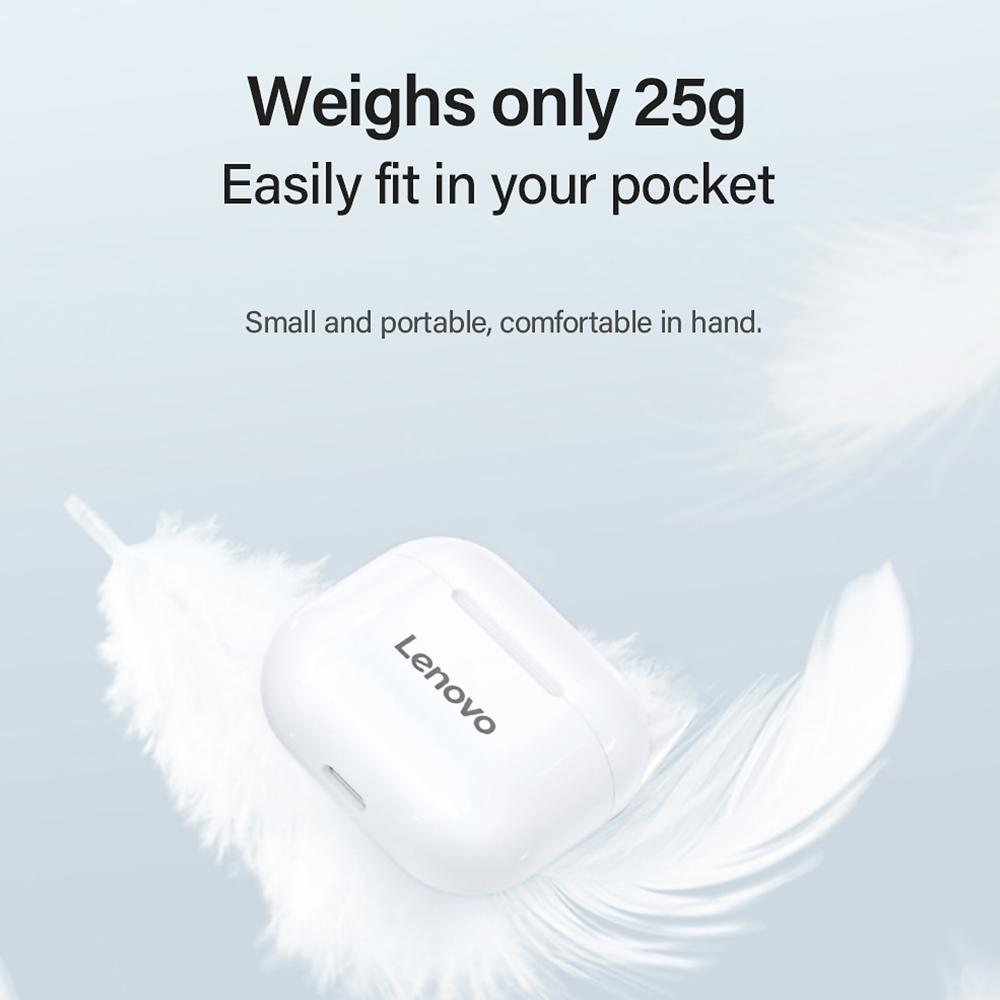 Lenovo Наушники-вкладыши LivePods LP40 Наушники BT 5.0 Настоящие беспроводные наушники с сенсорным экраном