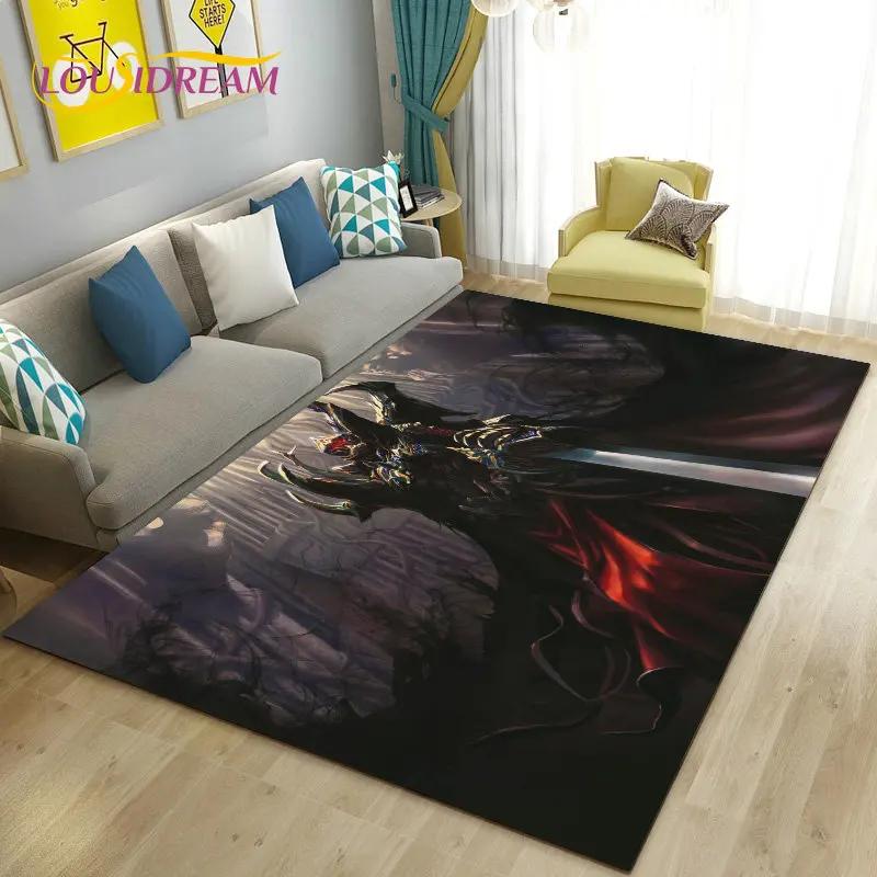 Ковер Игровой Зона Рыцарь Тамплиер Крестоносцы Большой,Ковер для Гостиной Спальни Дивана Придверный коврик Кухня,Нескользящий Коврик для Пола