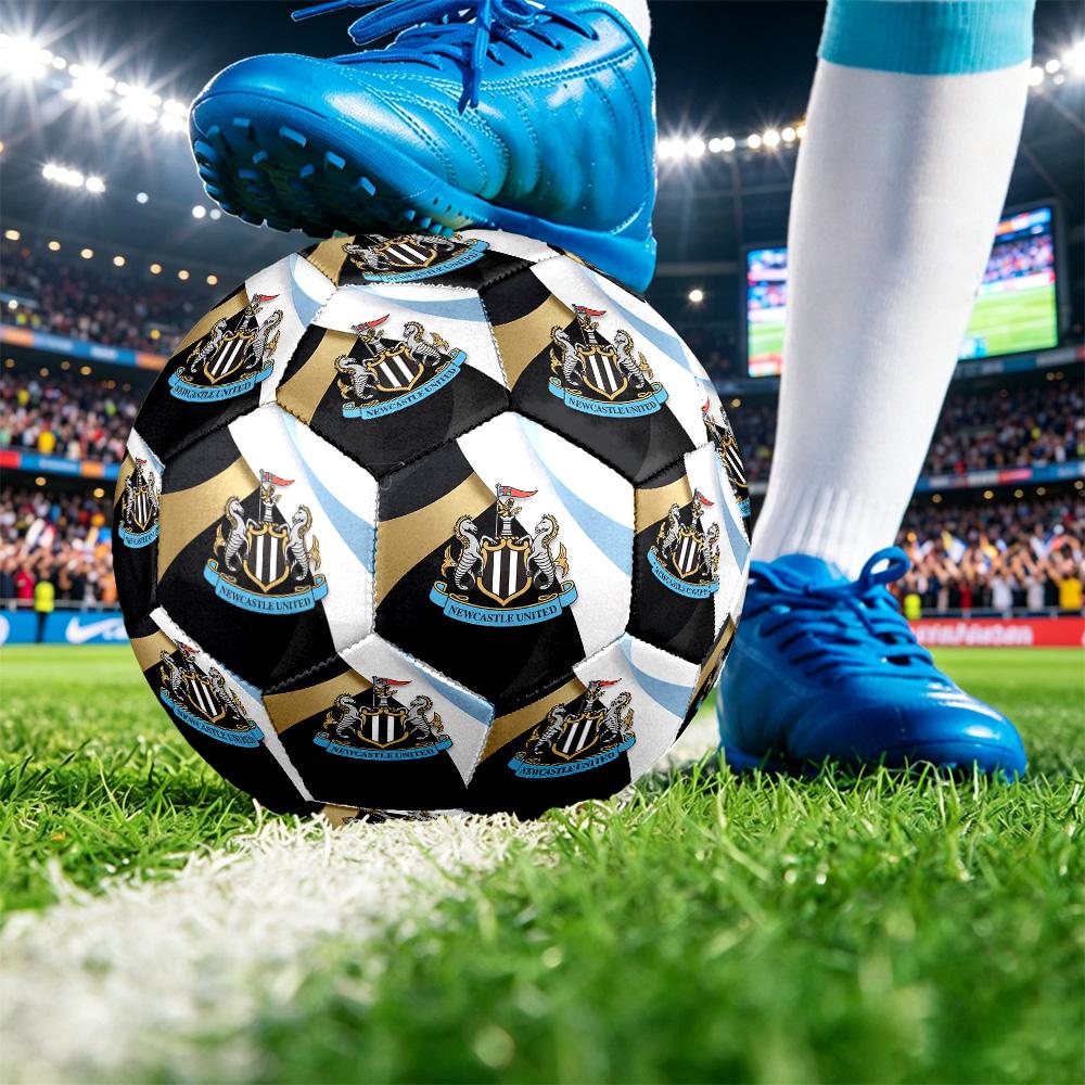 Футбольный мяч Newcastle United, размер 5, с принтом, противоскользящий, для взрослых, футбольный мяч-сувенир для фанатов футбола