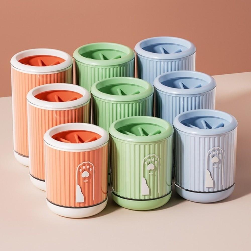 Автоматическая чашка-очиститель лап Мягкое устройство для чистки лап Товары для животных Чашка для мытья лап питомца Уход за питомцами