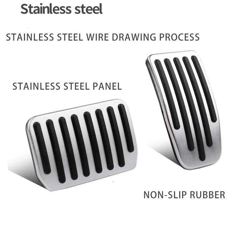 Для Tesla Model 3 Model3 аксессуары Алюминиевый сплав педаль акселератора газ топливо тормоз педаль подставка чехол для педали автомобильный стиль