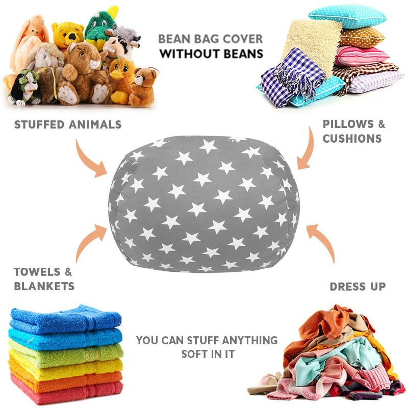 ОЧЕНЬ БОЛЬШАЯ мягкая сумка для хранения игрушек, детский чехол для фасоли, мягкое сиденье