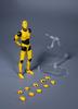 Scale Male Test Man Crash Test Dummy Action Male Figure Doll Test Dummy Action Figure Body Doll Collection 1/12 Figure, 6-Inch Toy,