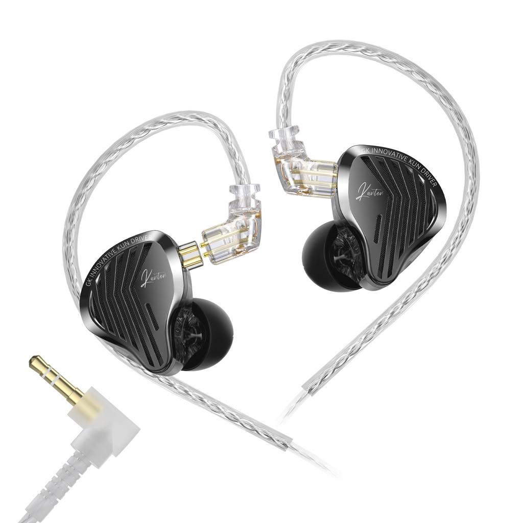 GK KUNTEN Наушники Новое Поколение Динамический Драйвер Блок Наушники Hifi Музыкальные Вкладыши DJ Наушники