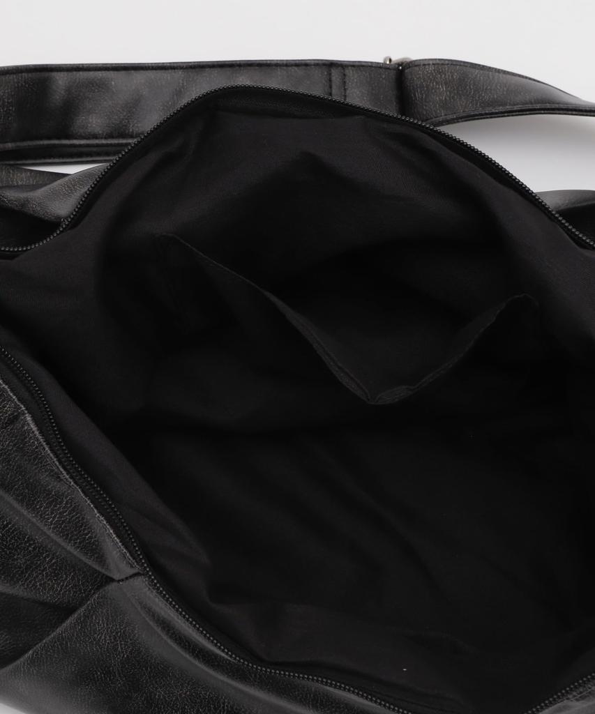 WEGO Tuck Design Big Shoulder Size Brown Bag, Gift, Simple, Women's, F,