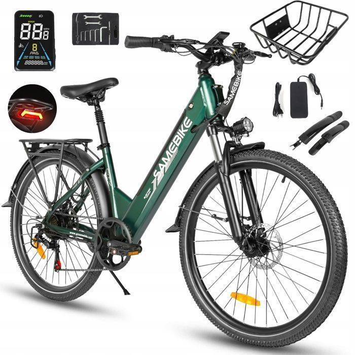 SAMEBIKE - RS-A01 Pro-T - Vélo Électrique - Moteur 500W - Batterie 36V 15Ah
