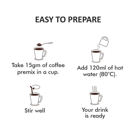 Octavius Coffee Premix | Легко приготовить без лишних хлопот | С добавлением экстрактов отборных кофейных зерен | Пакет 1 кг (Упаковка из 2 шт.)