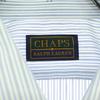 Неиспользованная рубашка CHAPS RALPH LAUREN с полосатым узором, с коротким рукавом, хлопковая, 38, мужская, б/у
