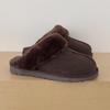 Classic Winter Women Men Sheepskin Fur Slippers New Design Fashion Unisex Leather Warm Indoor Boots Soft Plush Lovers Home Shoes