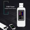 1 шт. MX18, черный/белый, 4-30 В, 0-5,1 А, цветной дисплей IPS, USB-тестер, мультиметр, поддержка QC2.0 QC3.0, USB 3,0, детектор напряжения, тока и мощности