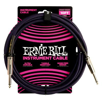 Ernie Ball Инструментальный кабель Фиолетовый 3,05 м 6393