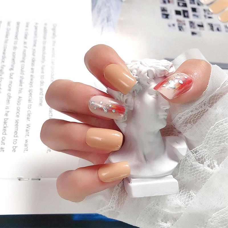 Gel Manicure Stickers Semi-cured Gel Nail Stickers Nail Polish Glue Manicure Stickers
