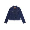 Levis Casual Short Single-Breasted Denim Jacket Women Jackets Dark-Denim 29945-0036