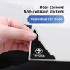 2Pcs Car Door Corner Protector Stickers Decoration For Toyota GRsport Crown Hilux Aygo Yaris Corolla Rav4 CHR Auris Cruiser