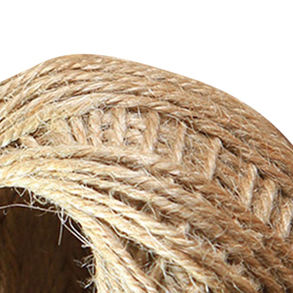 Jute String Rope Multifunctional Vintage Plant Fibre Twine String for Handcraft