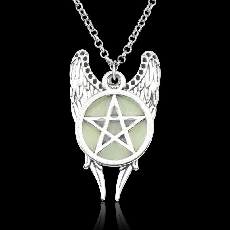 Angel Wicca Дин Винчестер Дженсен Эклз Сверхъестественное амулет кулон ожерелье Прямая поставка