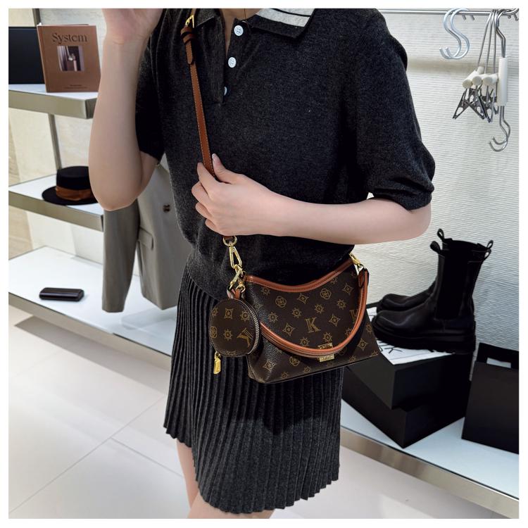 Ниша 2025 Мини-тоут: Высококачественная универсальная женская сумка кроссбоди с цветочным дизайном