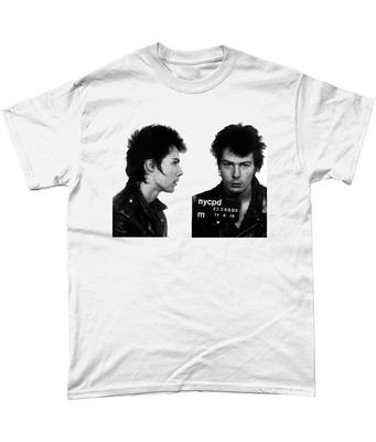 Сид Вишес Фотография Полиции Футболка Sex Pistols