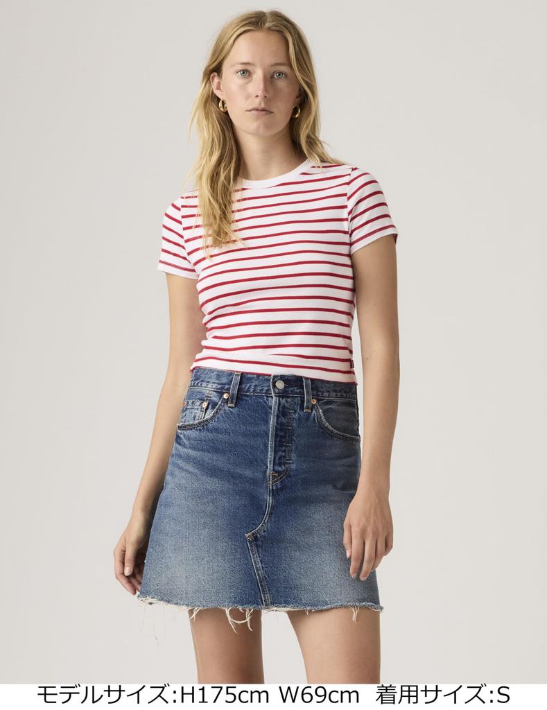 Levi's ОСНОВНАЯ СПОРТИВНАЯ ФУТБОЛКА С КОРОТКИМ РУКАВОМ ЖЕНСКАЯ A7419-0042 US S