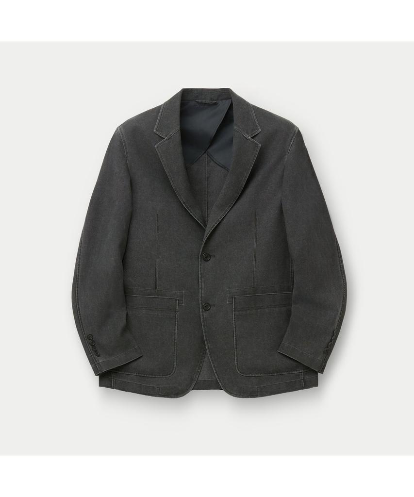 Series Pig Coated Panama Regular Fit Jacket Sajam26511Chx