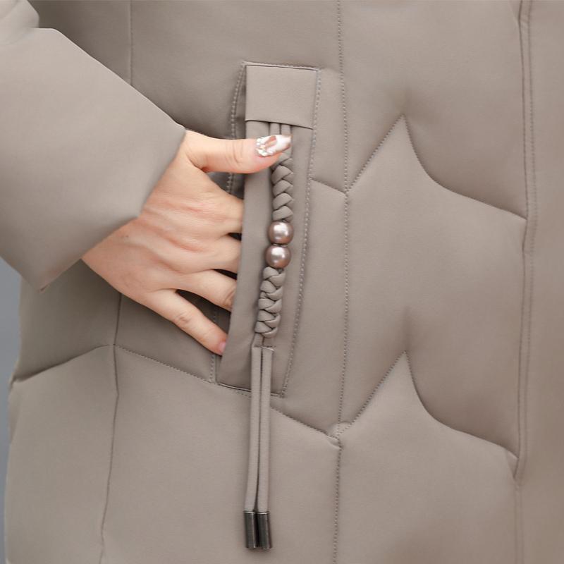 Plus Size XL-6XL Middle Age Women's Winter Jackets New In Coats Elegant Loose Thick Warm Long Parkas Female Outerwears