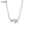 Женское ожерелье Lindon, кулон из медного сплава, циркон, модный подарок