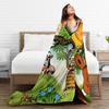 Czech Cartoon Krtek Mole Warm Cozy Blanket For Outdoor  Casual Bedding Throws Winter Camping Flannel Bedspread
