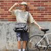 Dickies Travel Season Trendy Casual Printed Flap Buckle Student Messenger Bag Crossbody Bag Unisex bags Black Khaki 234U90LMY15BK01