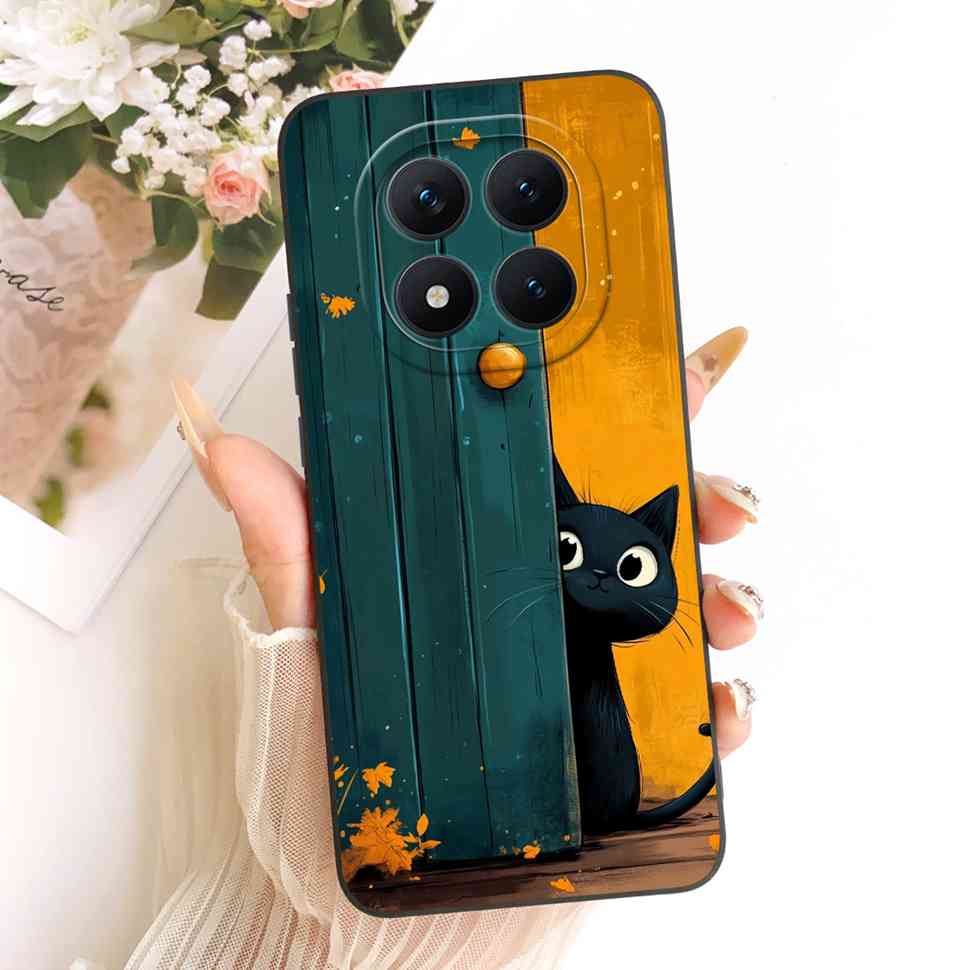 Redmi Note15Pro 5G Новая модель Защитный чехол Матовый Кот Кролик Для Xiaomi Redmi Note 15 Pro 5G Полное покрытие Защита от падений Ударопрочный