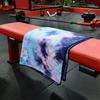 Спортивное полотенце из микрофибры с эффектом тай-дай, впитывающее пот, для бега и спортзала, с возможностью нанесения персонализированного логотипа