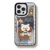 Zhitai Cartoon Epoxy Case for iPhone 14/15 Pro Max & Huawei Mate 60