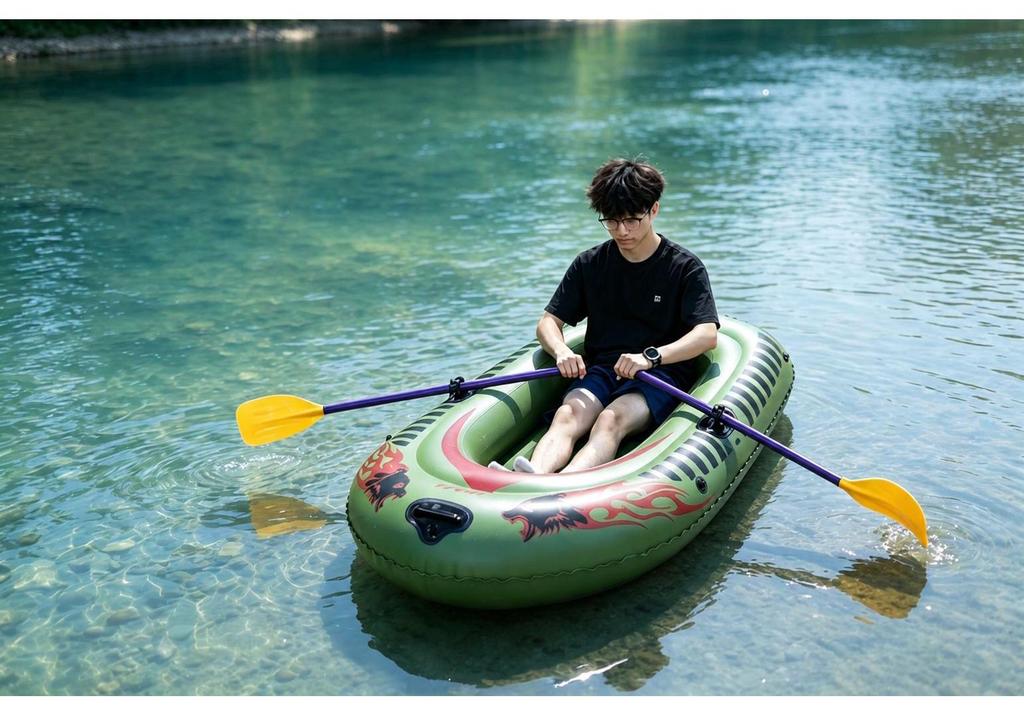 Outdoor Double Inflatable Kayak for Adults - Thickened, Durable Water Toy