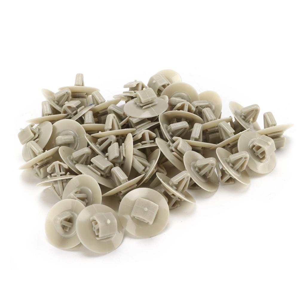 100pcs Side Door Moulding Trim Clips Exterior Fasteners Kit 500326896 Replacement for Vauxhall VivaroA 20012014