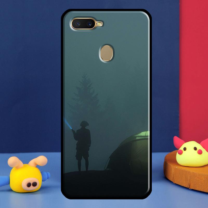 Чехол для кемпинга, природы, гор для Oppo A98 A78 A58 A15 A16 A17 A5 A9 A91 A52 A72 A76 A96 A74 A94 A54 S A57 A77