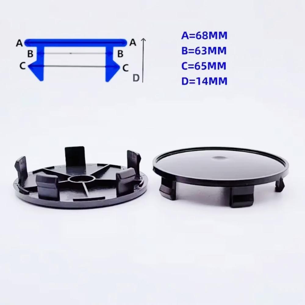 4pcs 68MM ( 63MM I.D ) Advanti  Logo Emblem Car Wheel Center Caps Auto Rim Hubcaps Wheels Hub Center Cover Car Accessories
