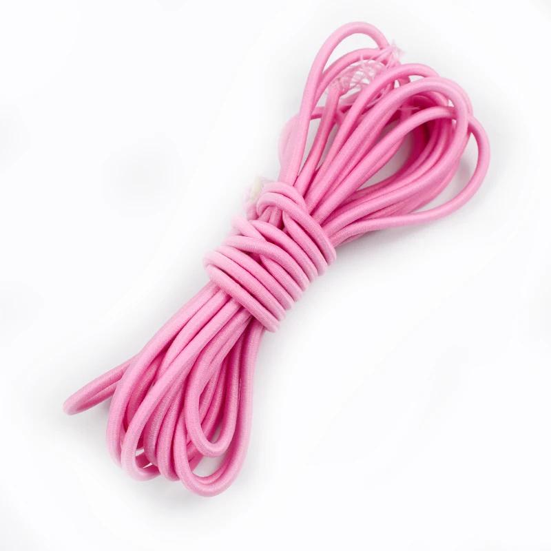 5/10/20M 4мм Эластичные шнуры Meetee для одежды, повязок на голову, Резинка, Пояс, Пружинные резинки, Аксессуары для шитья DIY