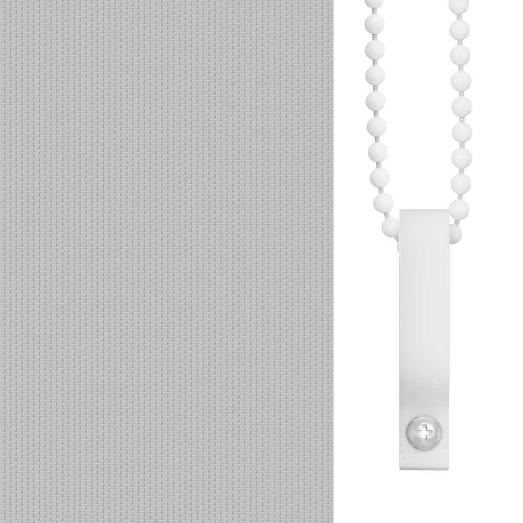 Blackout Roller Blind 164.4 x 230 cm Fabric Width 160 cm Grey