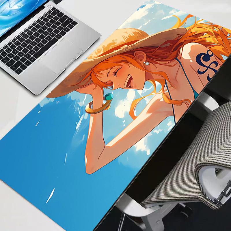 Mouse Pad Gamer PC Computer One Piece Large New Black x XXL Desk Mat Keyboard Anime Gaming Accessories Mousepad Carpet