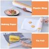 ABS Cling Film Dispenser 2-in-1 Slide Cutter New Cutter Storage Box