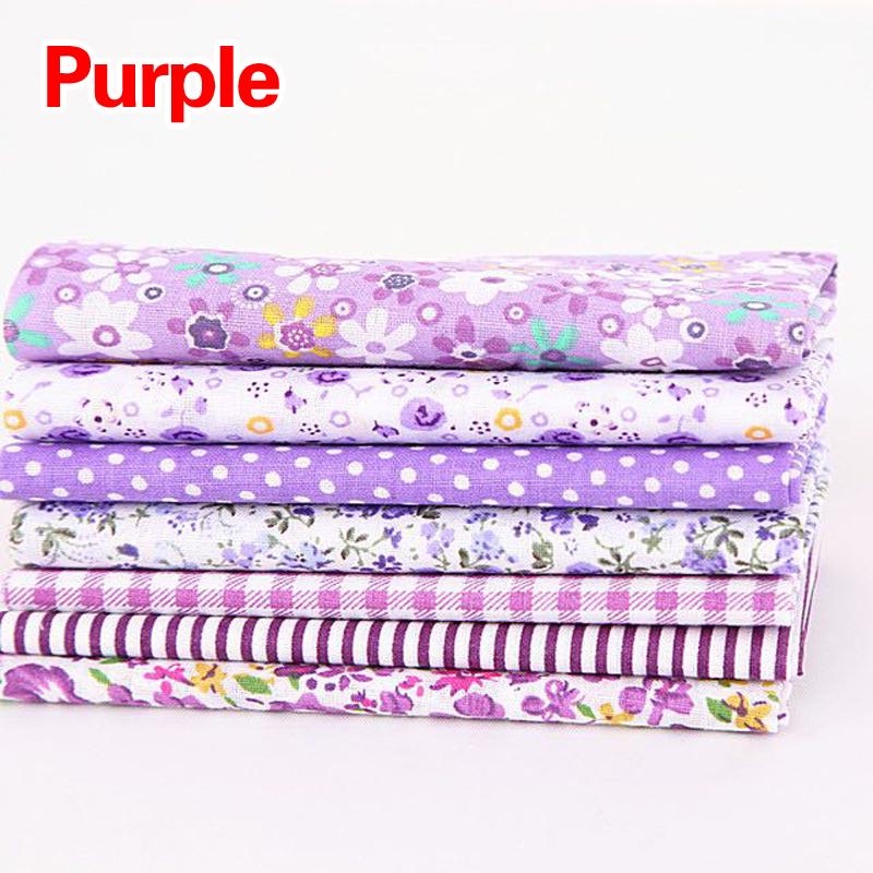 7pcs Scrapbook Sewing Crafts Cotton Fabric Bundle Handcrafts Patchwork Handmade Quilting Diy