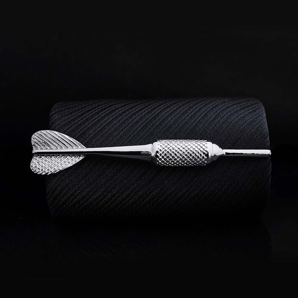 Clasp Charm 1 Piece Wedding Silver Metal Key Shape Jewelry Glasses Shape Tie Clip Necktie Clips Pin