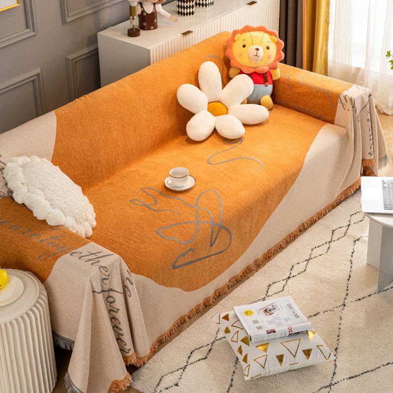 Полотенце для дивана с защитой от кошек, полная подушка, простой современный чехол для дивана, универсальный чехол для четырех сезонов, ткань в стиле Ins