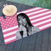 Полотенце Singer P-PinkPantheress для сушки тела, банное полотенце, подходит для легкого плавания, кемпинга, йоги, пляжа и т.д.