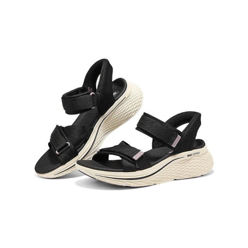 Skechers Женские легкие повседневные пляжные сандалии Черные 141631-BLK