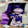 Одеяло с рисунком HD HxH аниме Hunter×Hunter, мягкое одеяло для дома, спальни, кровати, дивана, пикника, путешествия, офиса, детское одеяло