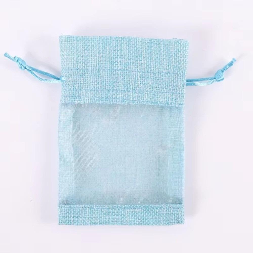 1/10PCS Washable Storage Bags Cotton Linen Burlap Gift Bags Gift Drawstring Bags For Gift Giving